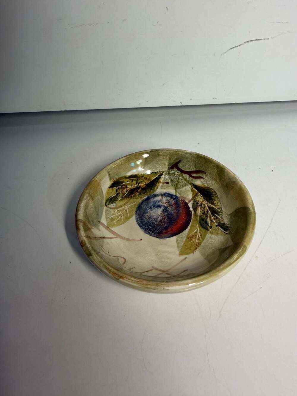 Tabletops Unlimited Fruit Hand Painted Collection Small 4-inch Ramekin Bowl